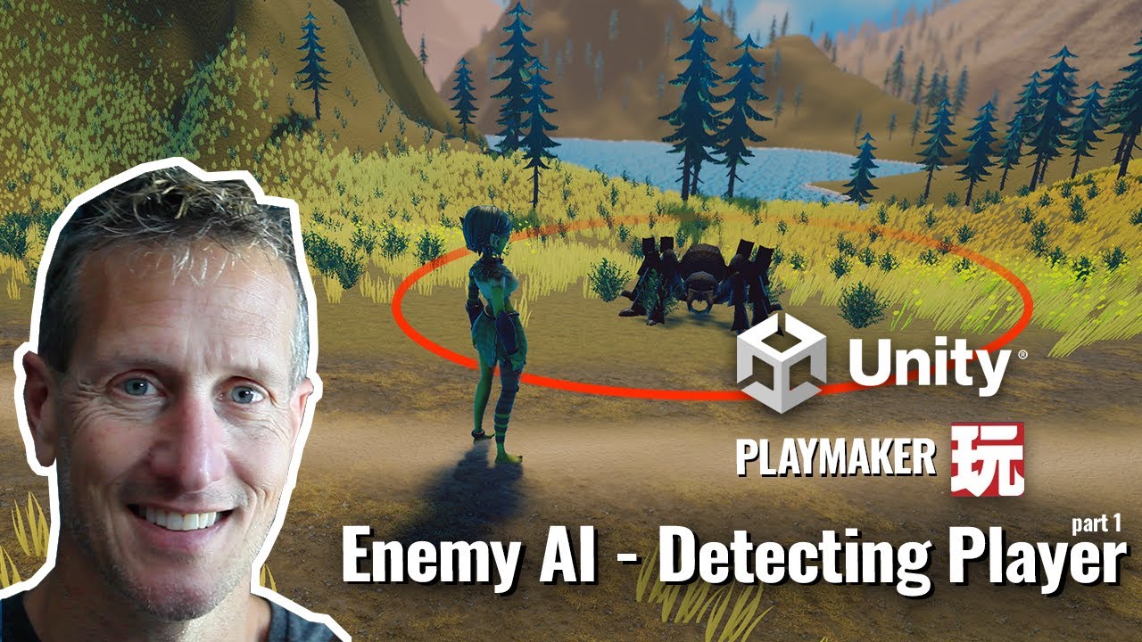 Unity Playmaker Вид от третьего лица Вражеский ИИ определяет расстояние до игрока