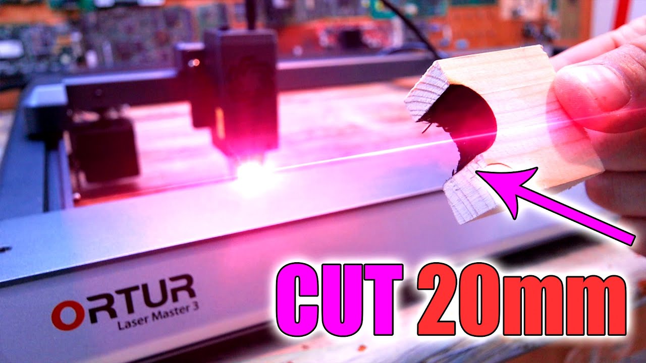 What Can You Cut With This LASER Machine? - 20mm Plywood???