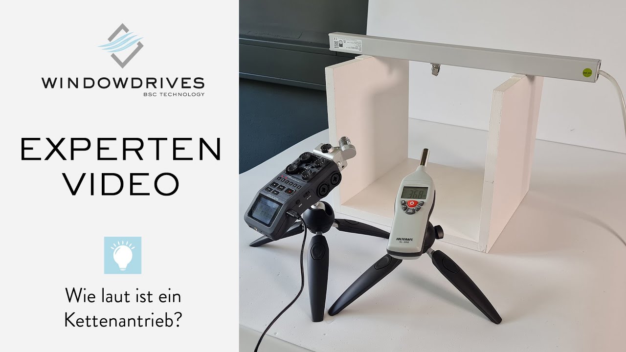 Wie laut ist eigentlich ein Kettenantrieb?