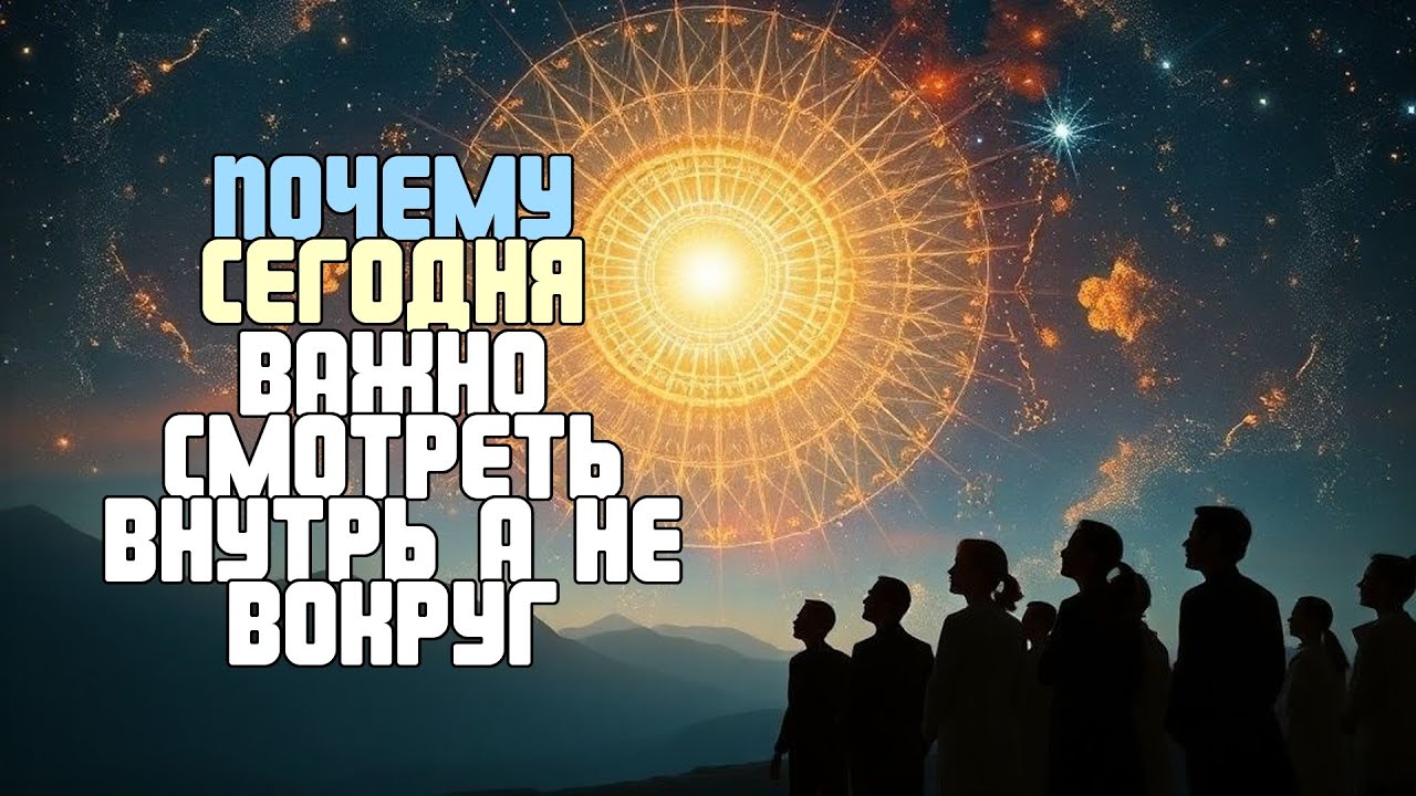 ПОЧЕМУ СЕГОДНЯ ВАЖНО СМОТРЕТЬ ВНУТРЬ А НЕ ВОКРУГ
