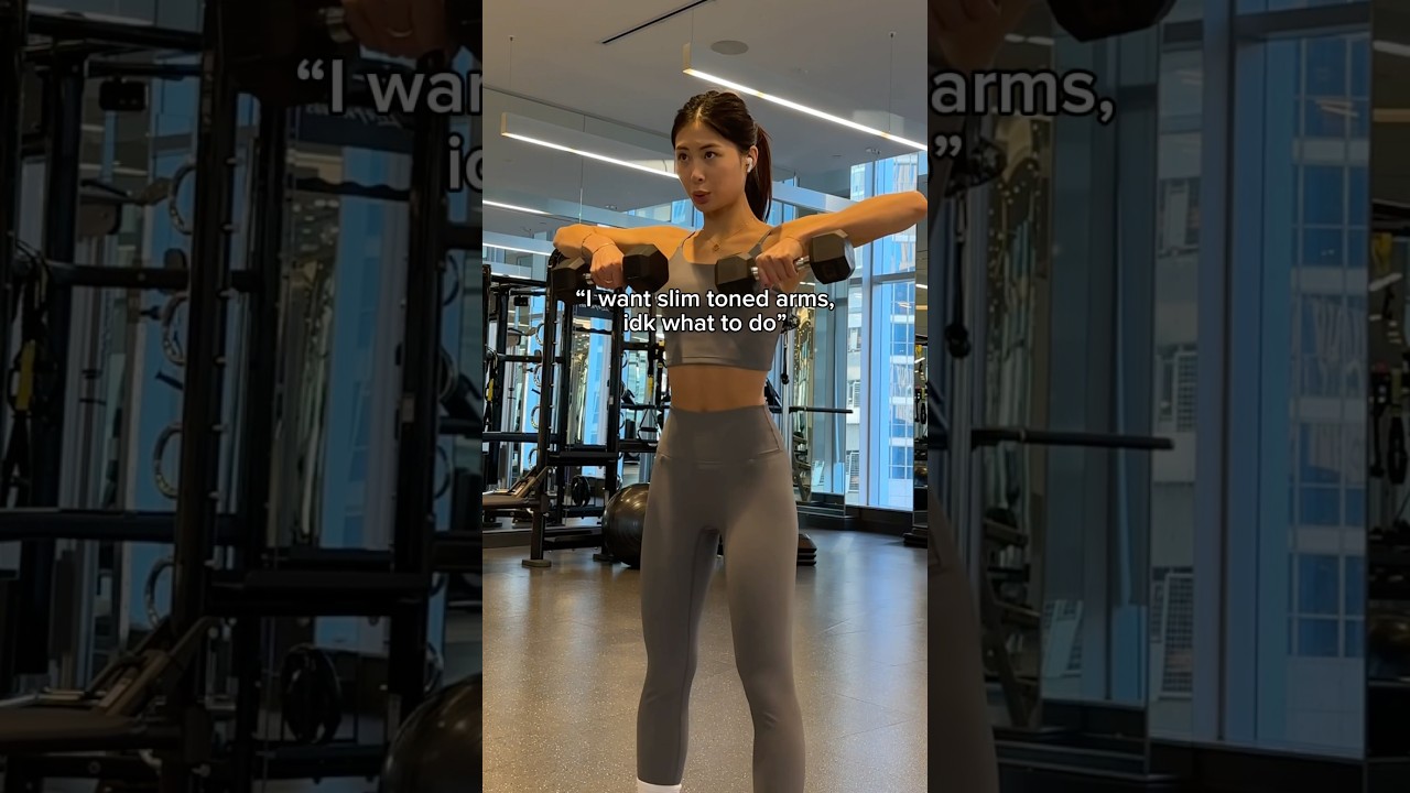 15 min slim and toned dancer arms workout!! beginner friendly with weights #armworkout #slimarms