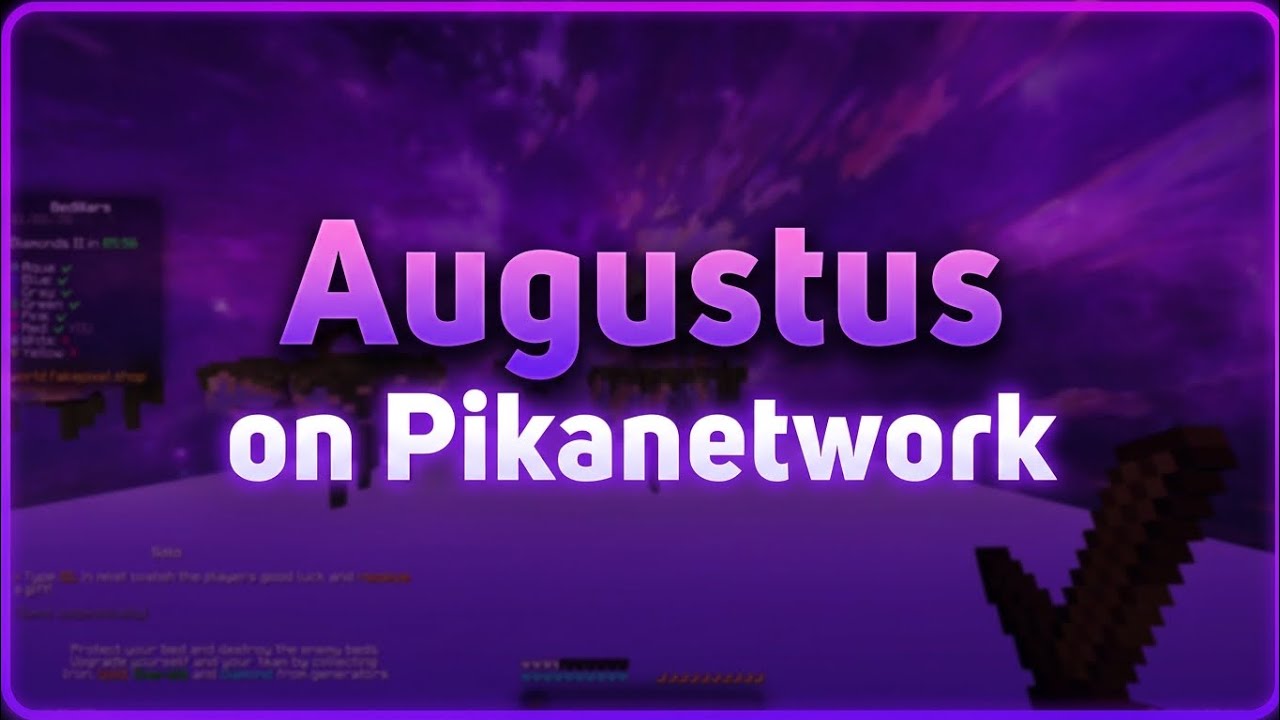 Augustus Client destroys Pikanetwork | Augustus config share | Autoblock, noslow, telly scaffold... 