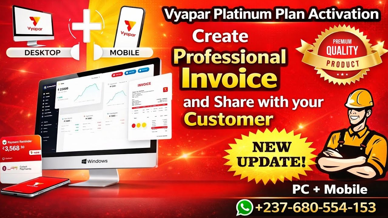 Vyapar App - Platinum License NEW Features Preview | Download Vyapar for PC | Free For Lifetime 2026