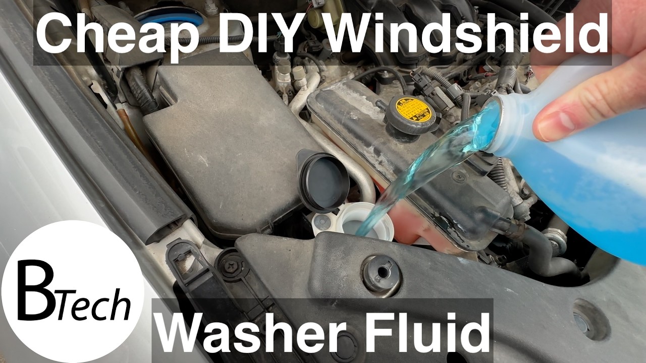 Cheap DIY Windshield Washer Fluid