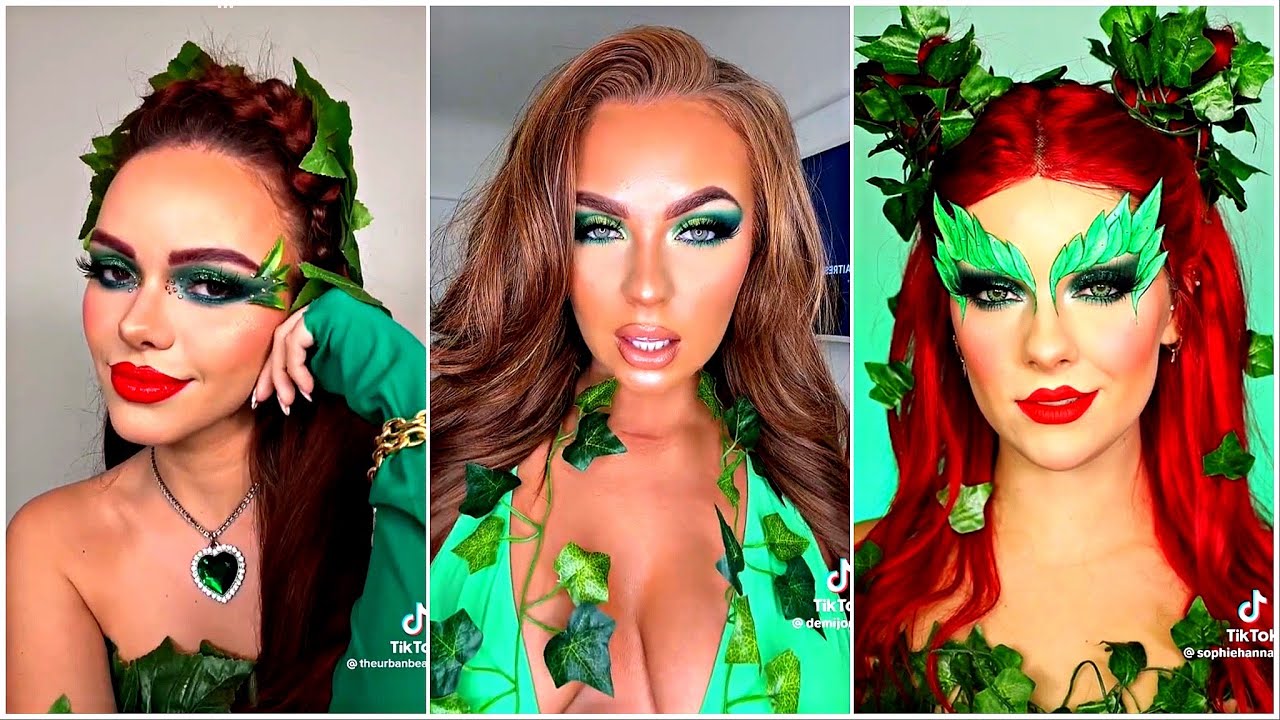 Poison Ivy Pamela Isley Makeup | Dictator