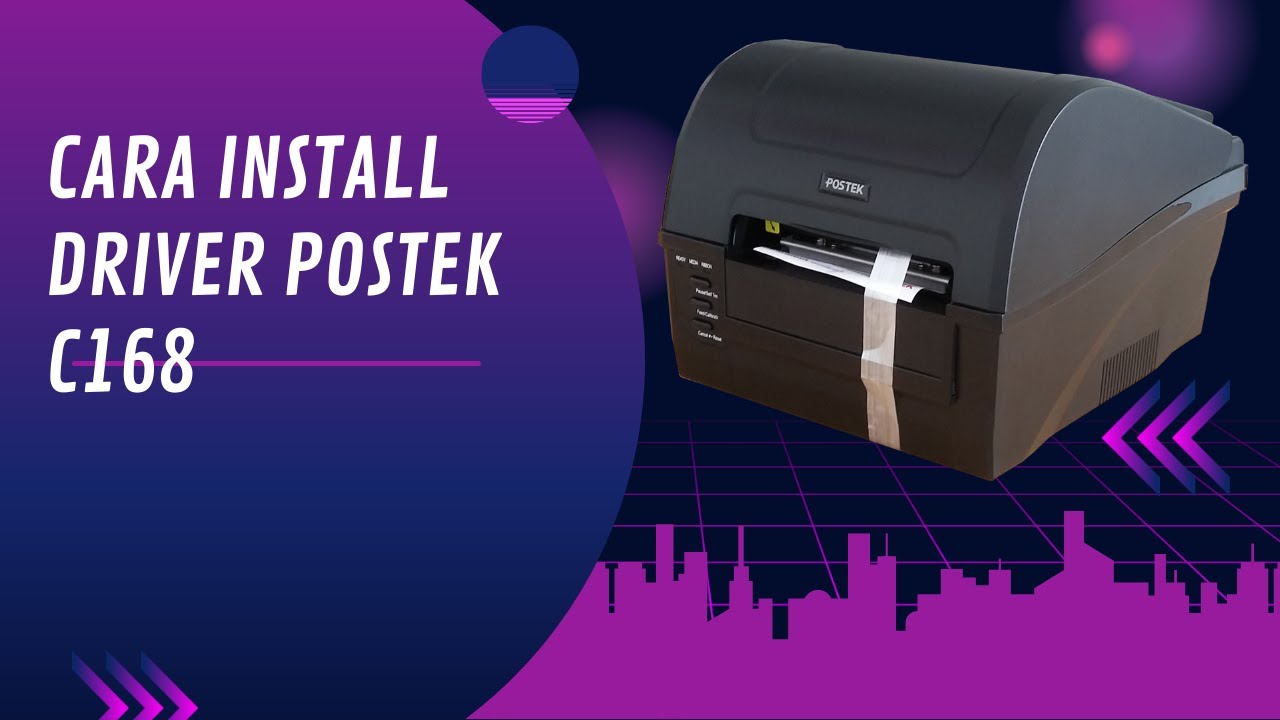 INSTALL DRIVER POSTEK C168
