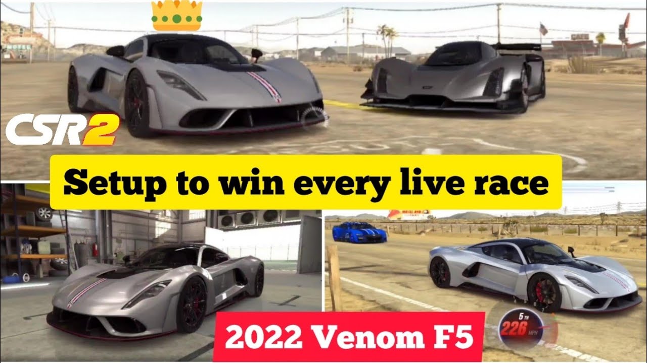 CSR2 | 2022 Hennessey Venom F5 | Live Race Setup | Dominate Lobbies