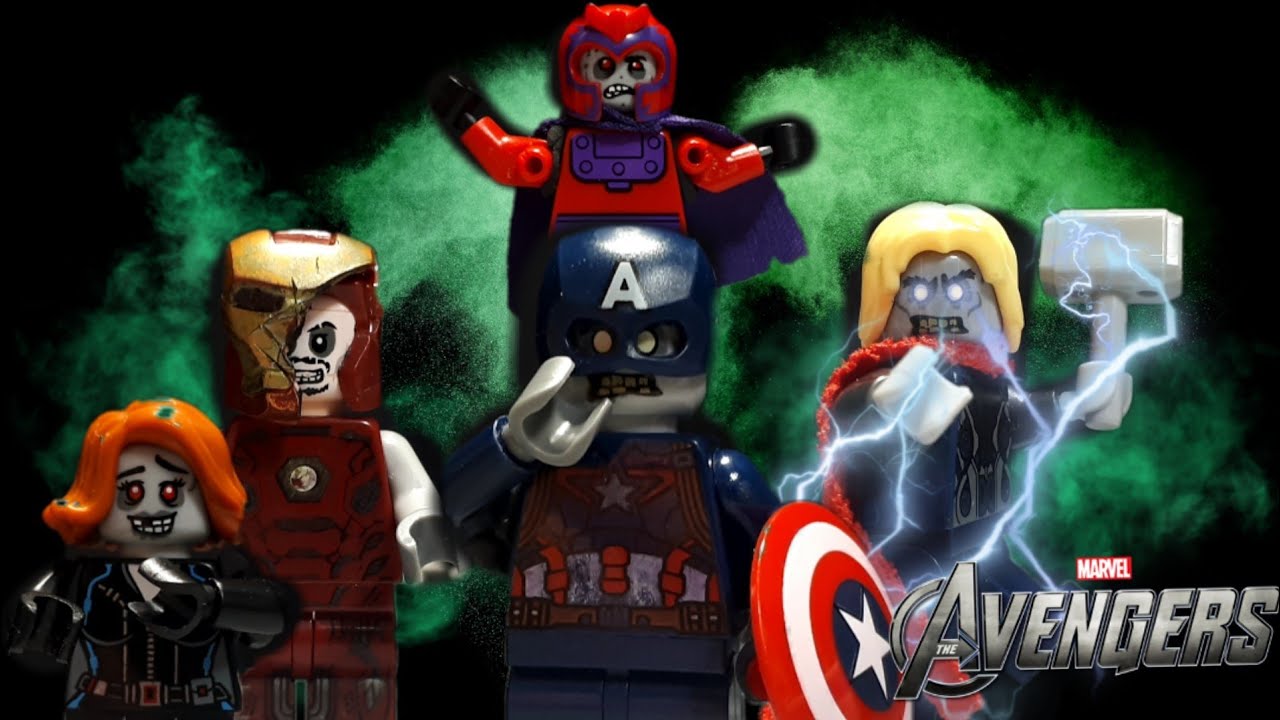 레고 좀비 어벤져스 스톱모션 Lego zombie Avengers stop motion