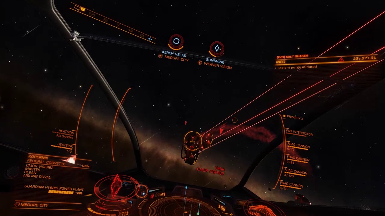 Space bowling: CMDR Viger82 vs. Station - Strike!