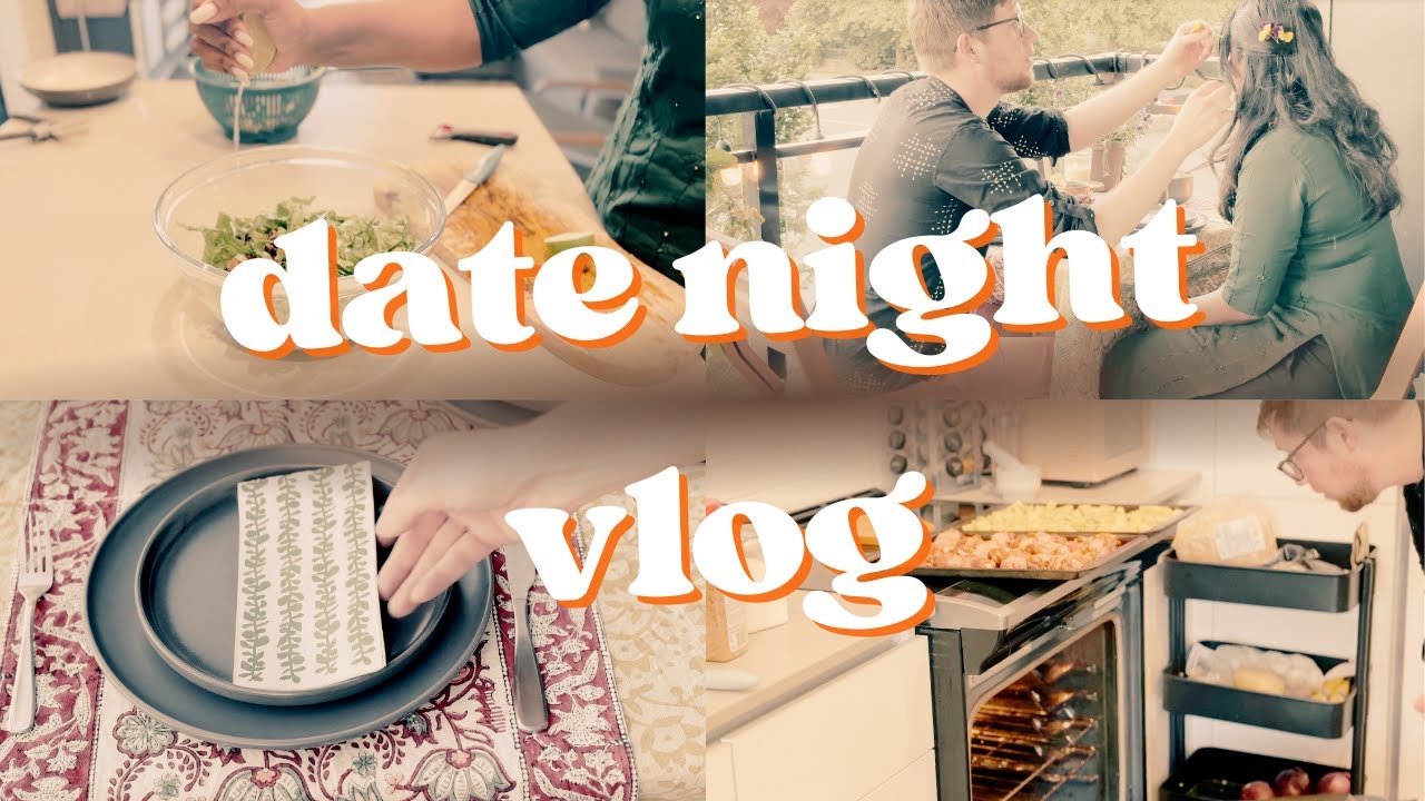 Date night at home VLOG | Chicken Wings | Friday night | Couple VLOGS | Canadian Couple | Patio Life