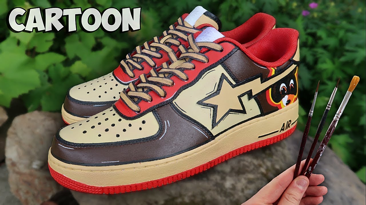 Custom CARTOON Bapesta Kanye West 