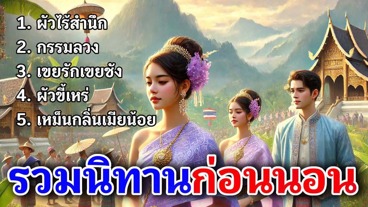 รวมนิทานก่อนนอนฟังยาวๆ | Ep.21 #นิทานก่อนนอน #นิทานพื้นบ้าน #นิทานสอนใจ #นิยายเสียง #นิทาน 