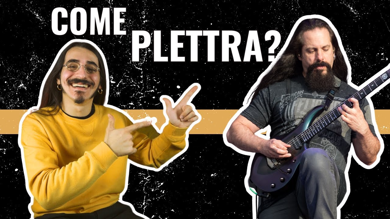 Chitarra elettrica esercizio di PLETTRATA nello stile di JOHN PETRUCCI!