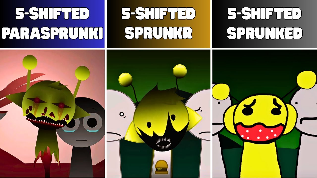 Incredibox Parasprunki 5-Shifted VS Sprunkr 5-Shifted VS Sprunked 5-Shifted: Which Version Wins?