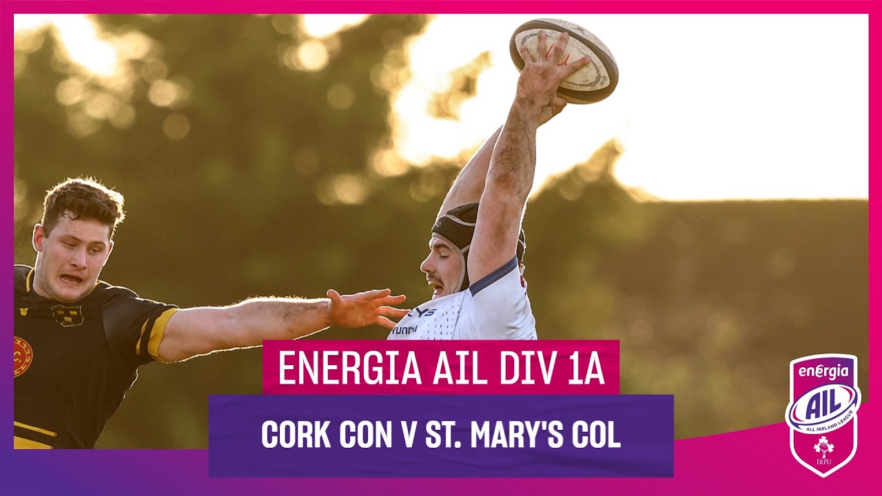 Cork Con v St. Mary’s College - #EnergiaAIL Highlights Men’s Div 1A Rd 14
