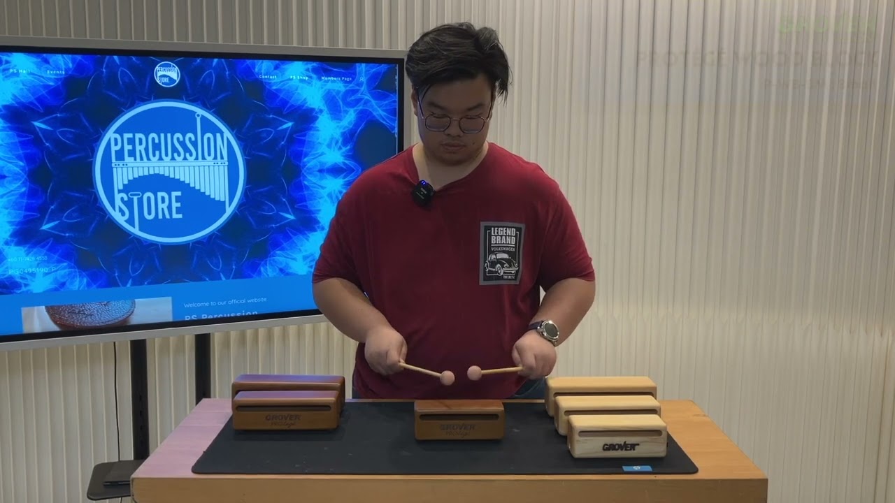 Grover Pro Percussion : Woodblocks (Demo and Comparison)