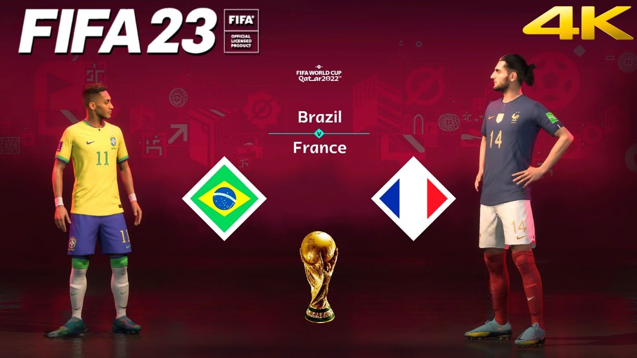 FIFA 23 - Brazil vs. France - FIFA World Cup Qatar Final | PS5&trade; Gameplay [4K 60FPS] Next Gen