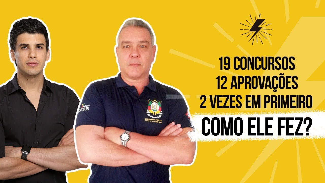 Após os 50 anos de idade e 30 sem estudar, ele foi aprovado 12 vezes | Marcelo Mozzilli