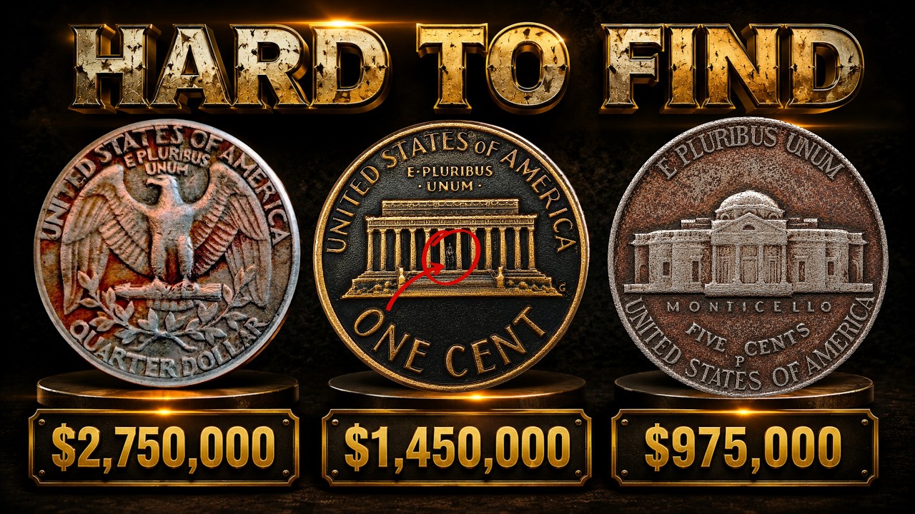 Top 10 Hardest-to-Find Coins Worth Money! 💰 Great American Coin Hunt