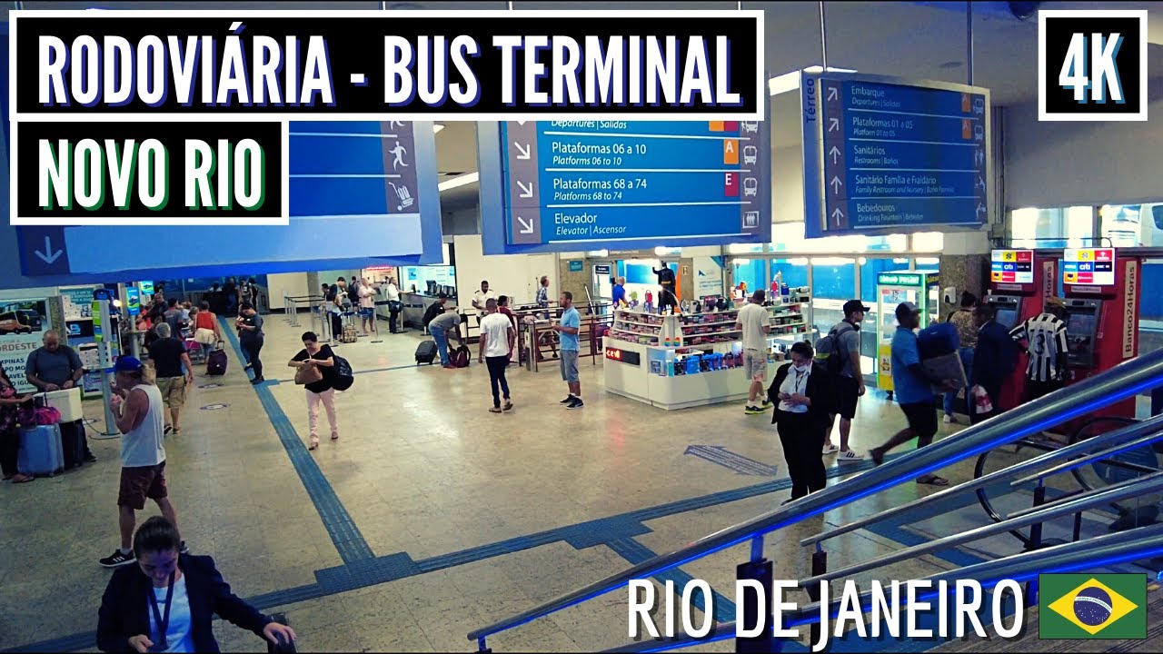 🇧🇷 | Rodoviário Novo Rio - Bus Terminal | Rio de Janeiro, Brazil | ⁴ᴷ⁶⁰