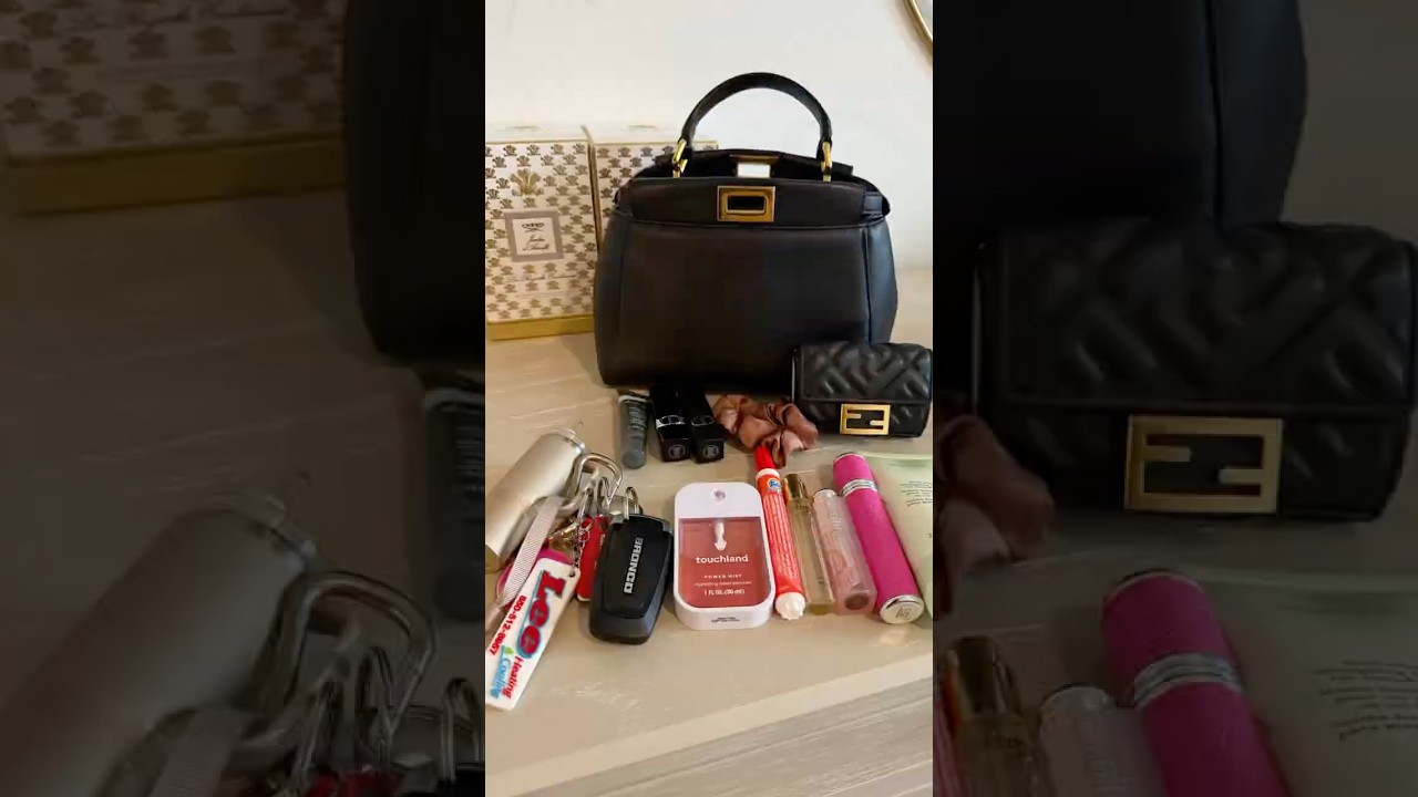 What’s in my Fendi Peekaboo Bag