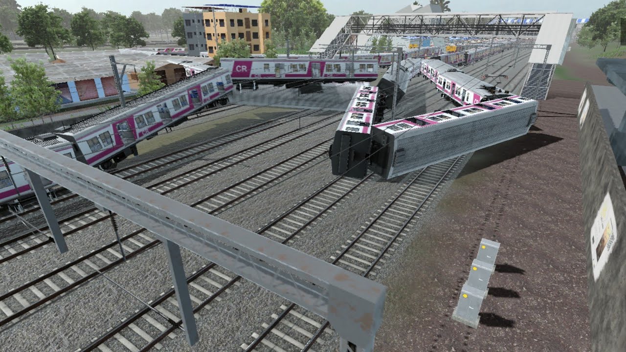 What happened to the train at top speed 😱😱😱 