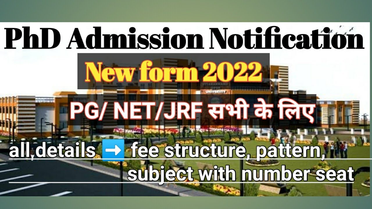 new form for PhD Admission 2022 Notification 2022/ #phd #phdadmissionnotification #phdadmission2022