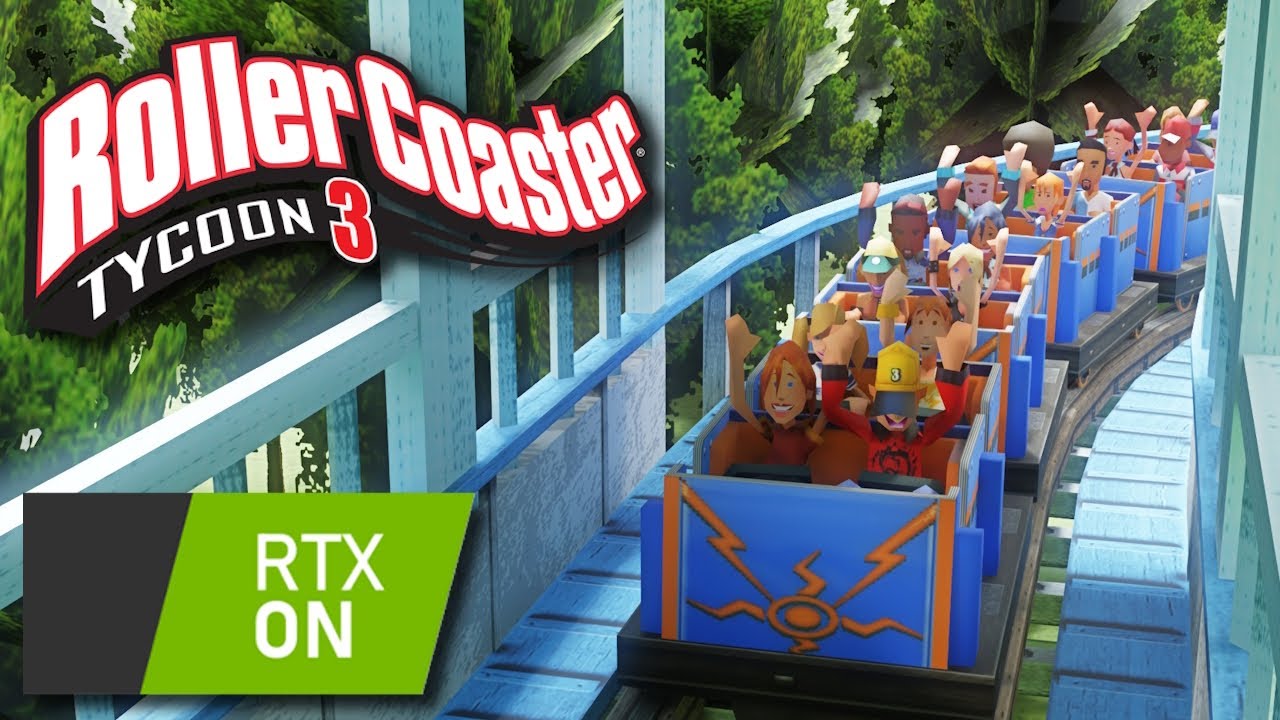 RCT3 with RTX! - RollerCoaster Tycoon 3 with Ray Tracing