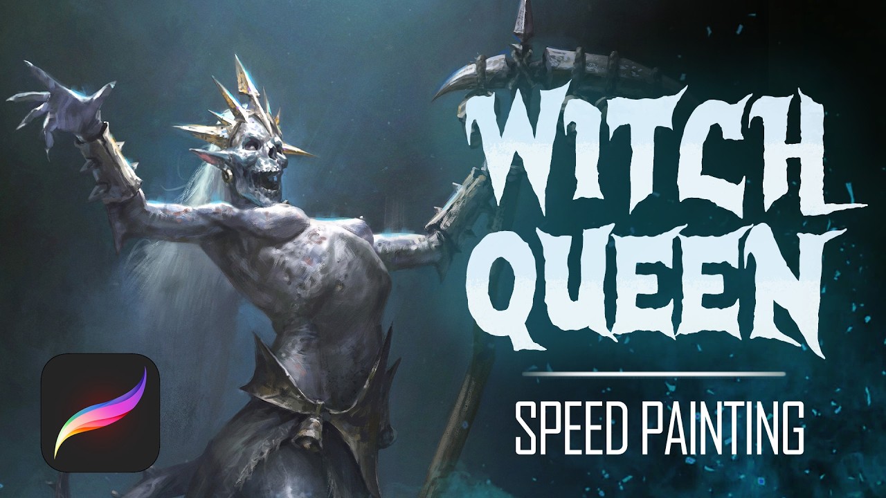 Witch Queen | Digital Painting Time-Lapse