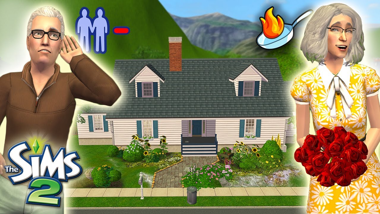 Sims 2 Oldie Family Cozy Cottage House 🌿🏡 | Speed Build