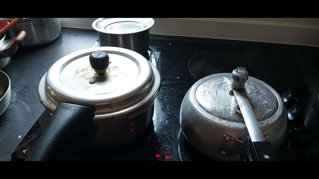 prestige cooker whistling sound