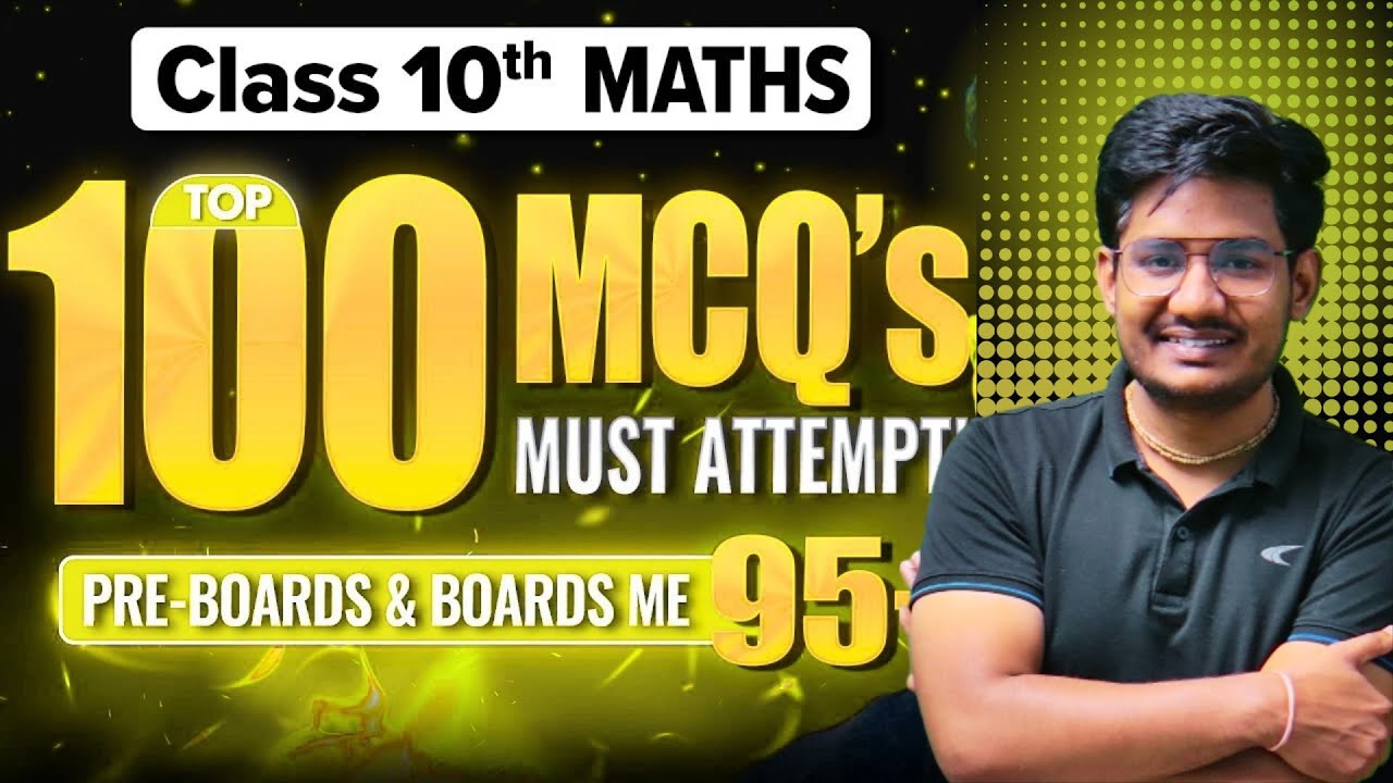 Class 10 maths | Top 100 MCQ's class 10 maths | complete maths class 10 | green board