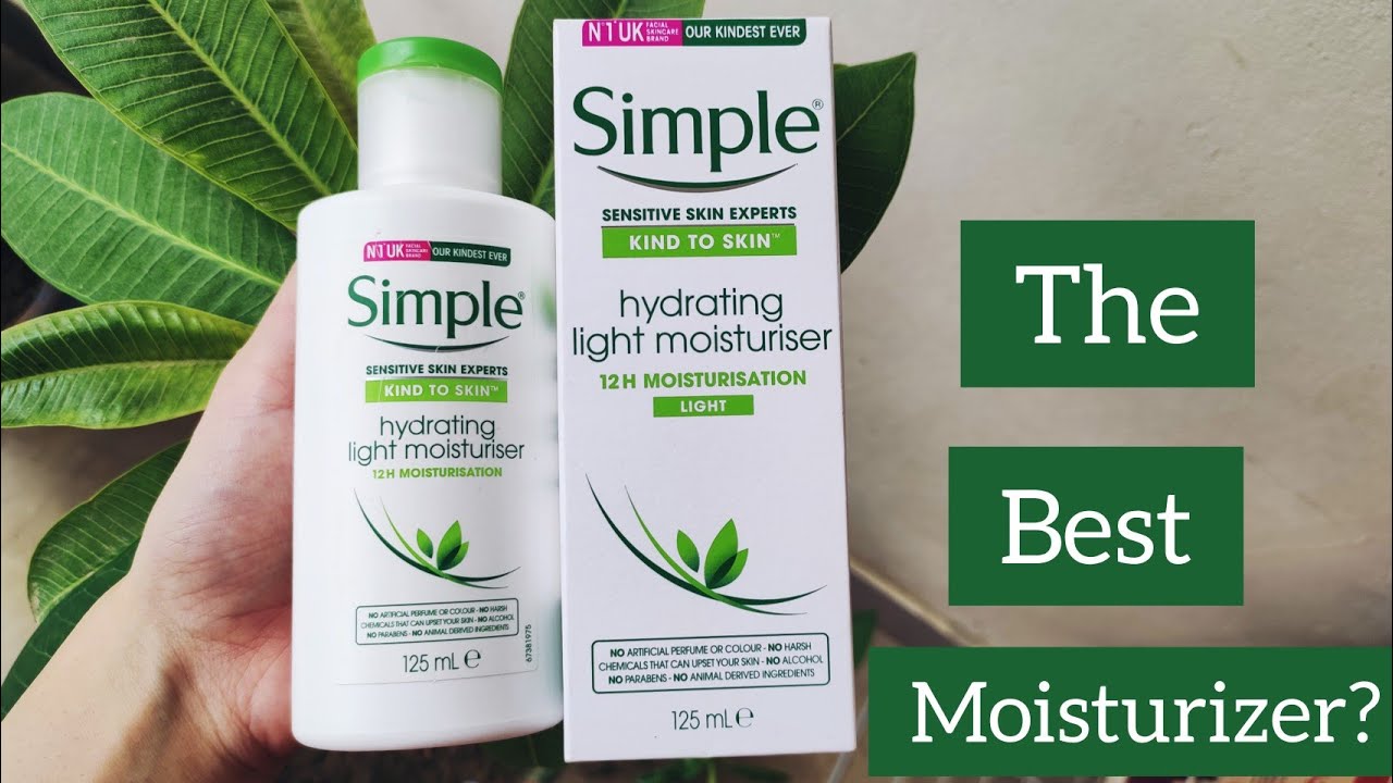 Simple Light Hydrating Moisturizer Review| Best Moisturizer For Acne Prone/Oily Skin|