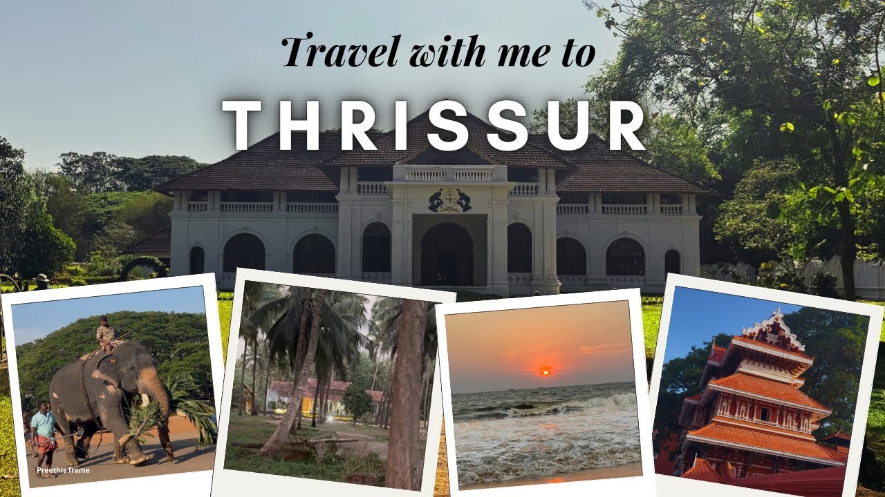 Thrissur Day 1 | Temples, Food & Beach Stay in Thrissur | Thrissur Travel Vlog | Thrissur Top Places