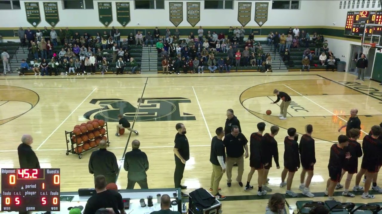 Ridgemont High School vs North Union High School Men's Varsity Basketball
