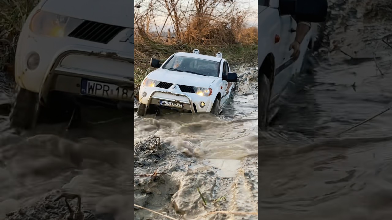 RC Mitsubishi L200 | Mud Off-Road Drive | 1/10 Scale