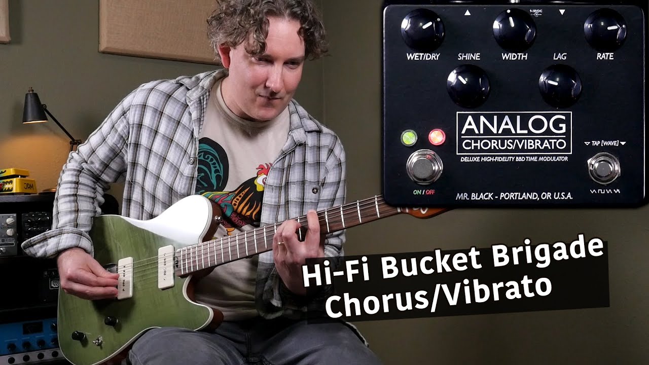 Mr Black Chorus/Vibrato Deluxe with Tap Tempo