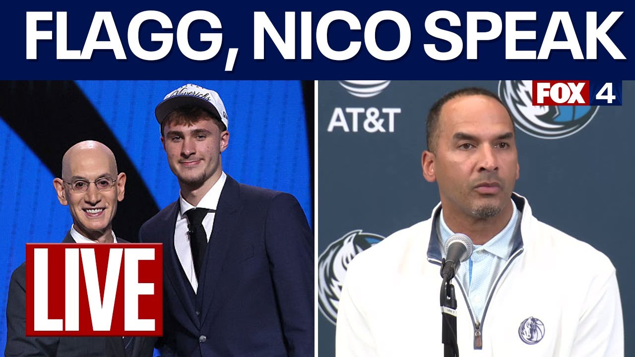 LIVE: Cooper Flagg, Nico Harrison speak | FOX 4 News