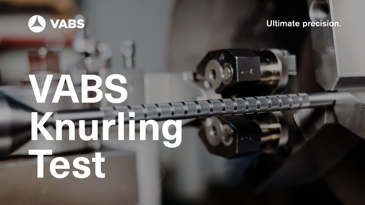 VABS Thread Rolling Head Knurling Test | Ultimate precision.