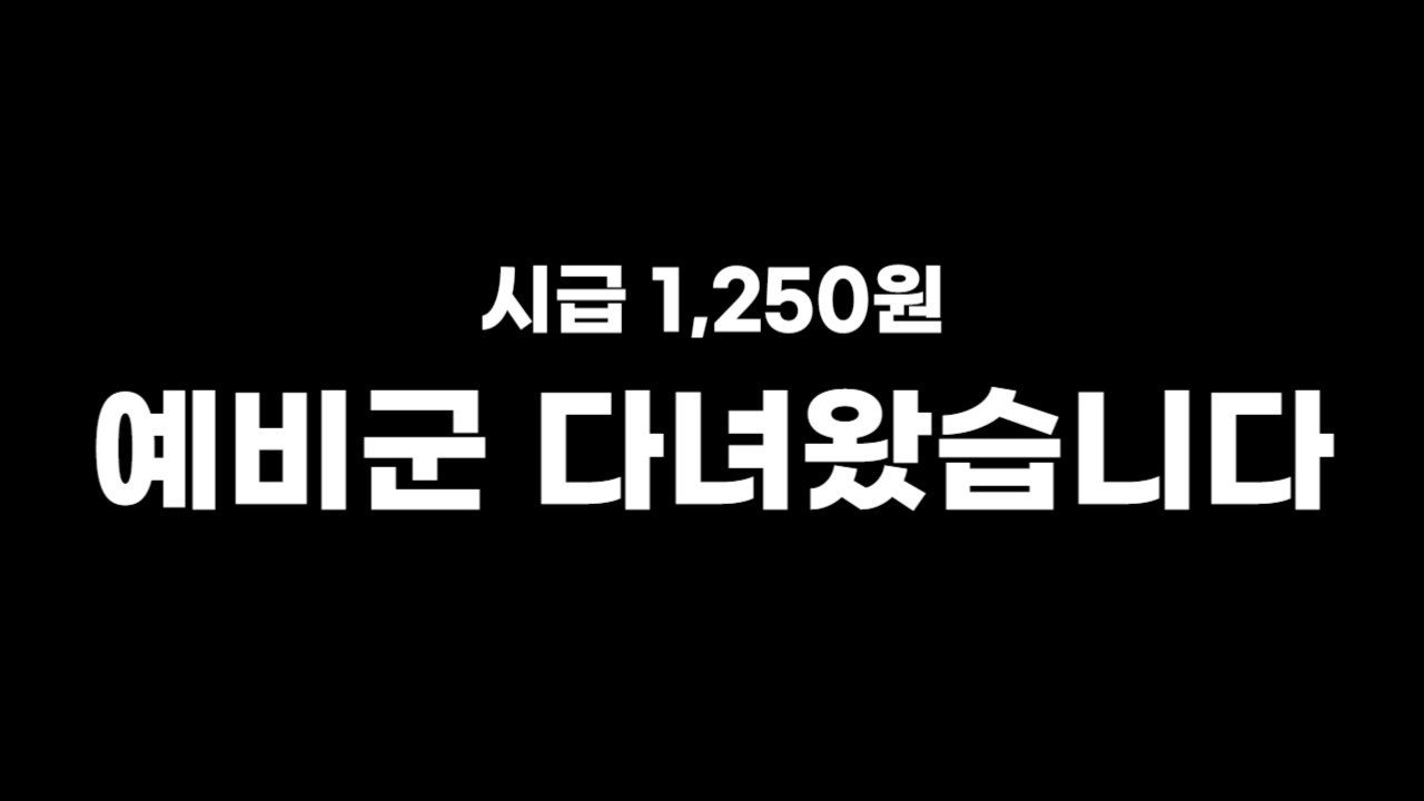 인생 마지막 예비군 훈련을 다녀온 썰.. 심각하네요