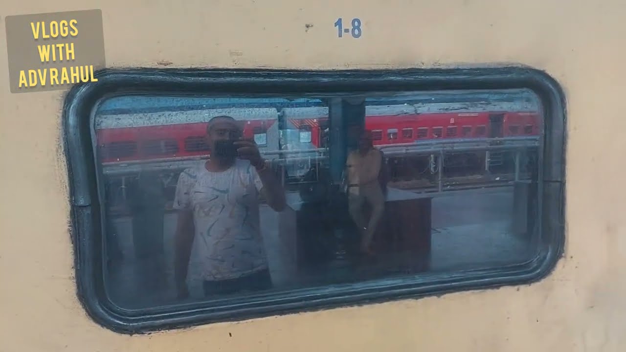 Tirupati to Markapur Road Shri Shailam Train Journey Vlog Tirupati Guntur Express 17262