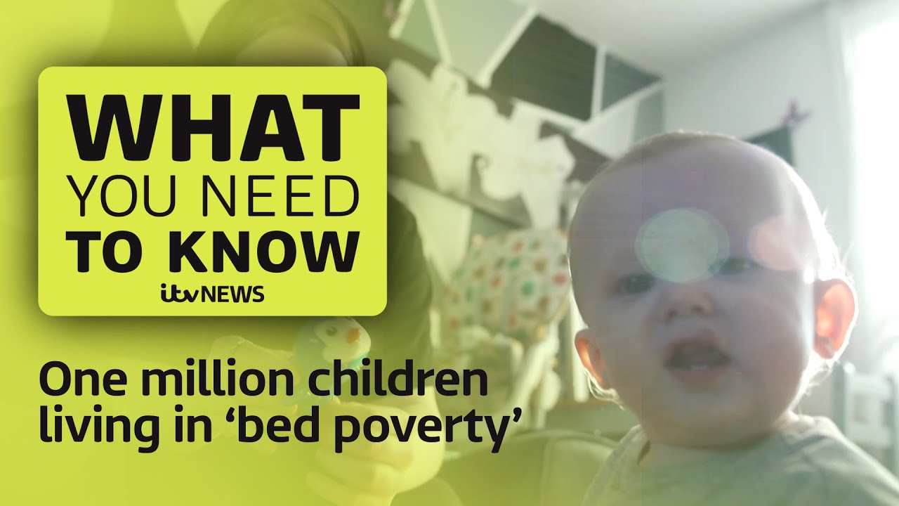 One million children live in 'bed poverty', but what does it mean? | ITV News