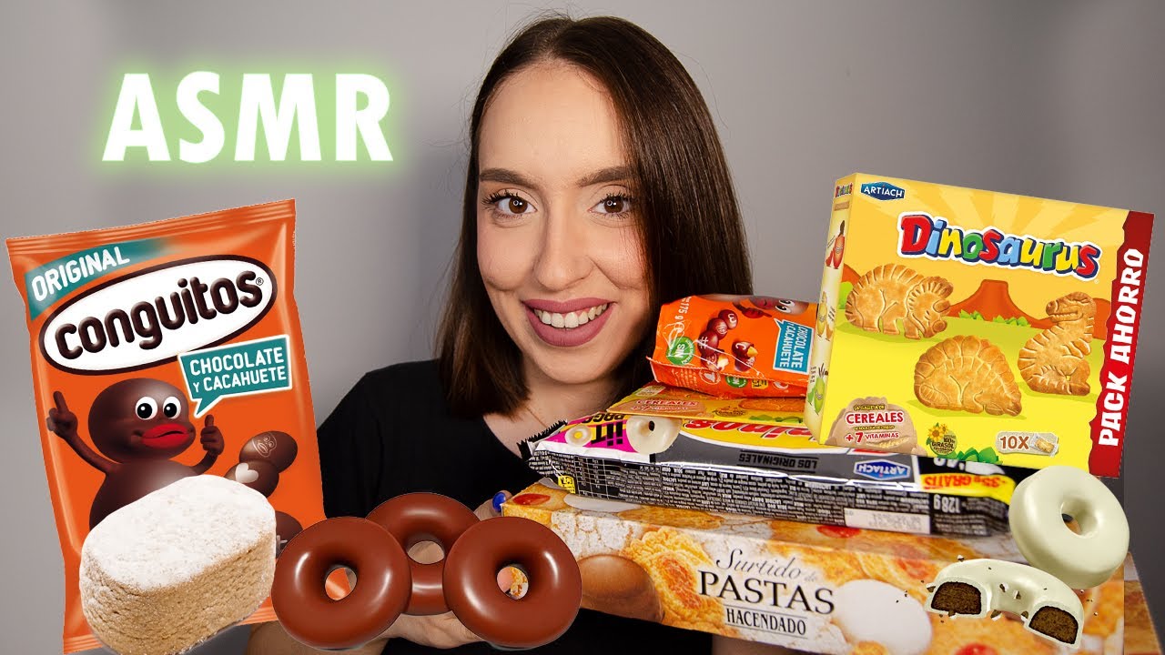 ASMR COMIENDO DULCES ESPAÑOLES | ASMR ESPAÑOL