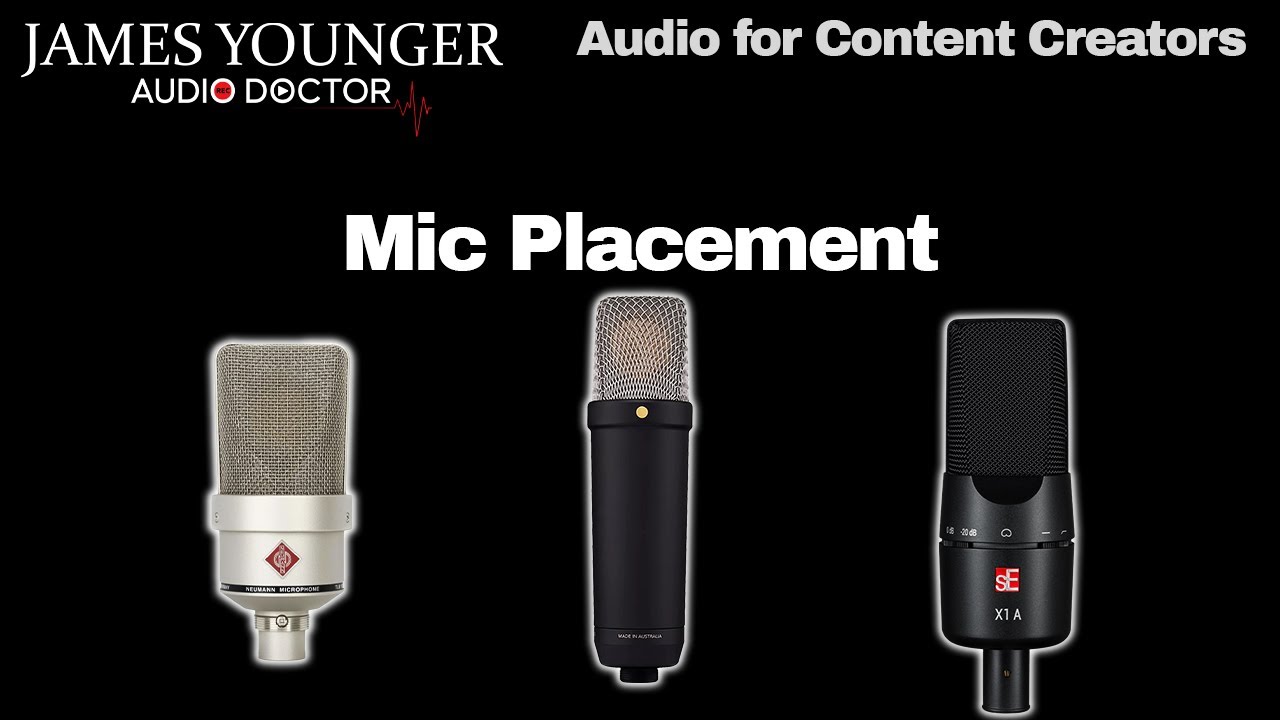 How To Use A Large Diaphragm Condenser Microphone // Mic Placement