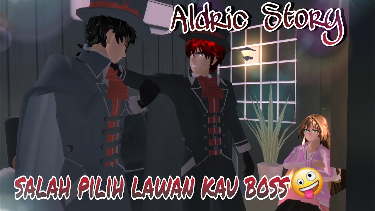 PAWANGNYA MARAH, AYANGNYA DIGODAIN OM² VAMPIRE TAMPAN😭 ||ALEDRIC STORY #36|| Sakura School Simulator