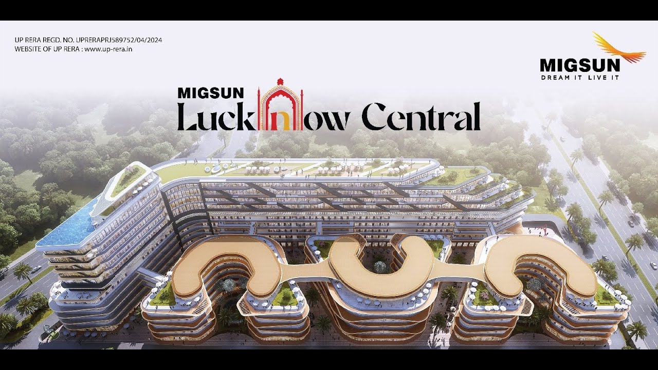 Lucknow's New Commercial Address | Migsun Lucknow Central Commercial Street & Studio 🤙 9839095100