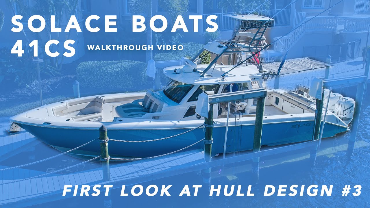 41CS Sōlace Center Console Walkthrough Video | BoatHouseH2o.com.