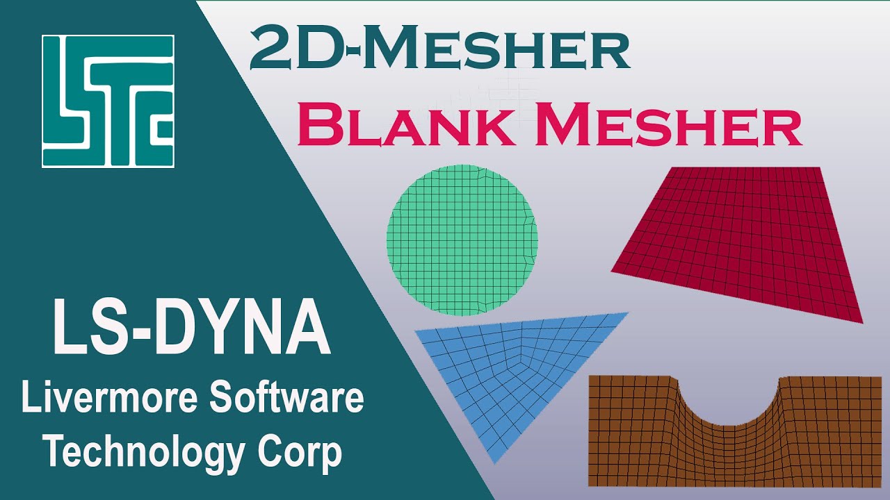 Create mesh in LS-Dyna (#2DMesher #BlankMesher) / ls-dyna tutorial