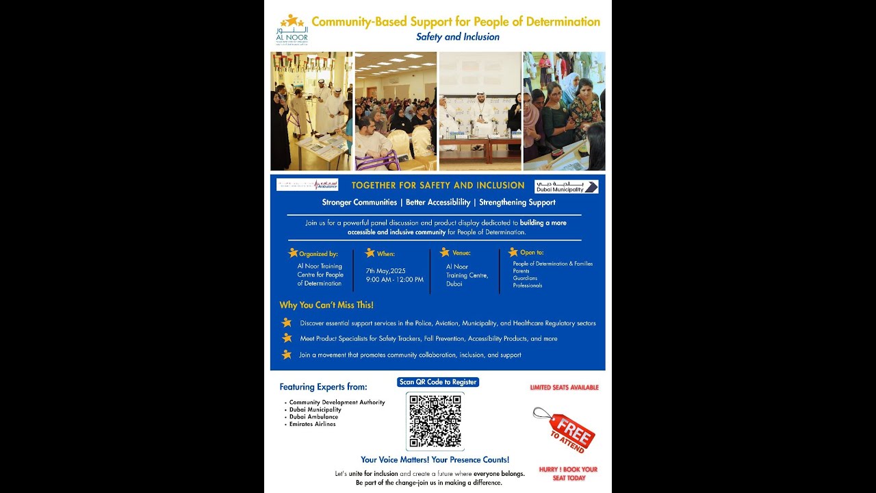 Community-Based Support for People of Determination – Safety and Inclusion