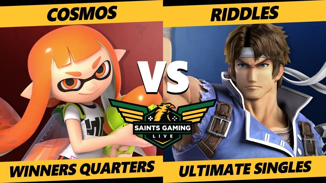 SGL 2019 SSBU - PG | Cosmos (Inkling) Vs. Riddles (Richter) Smash Ultimate Tournament W. Quarters